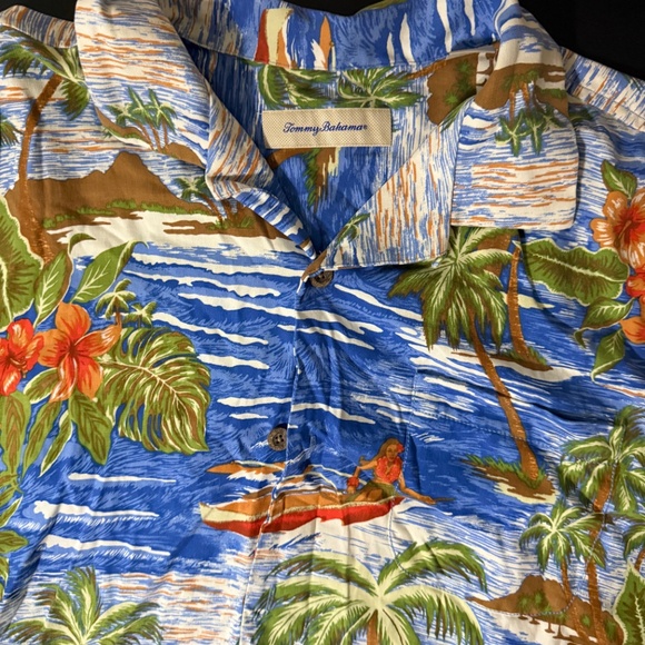 Tommy Bahama Silk Shirt - Picture 2 of 3